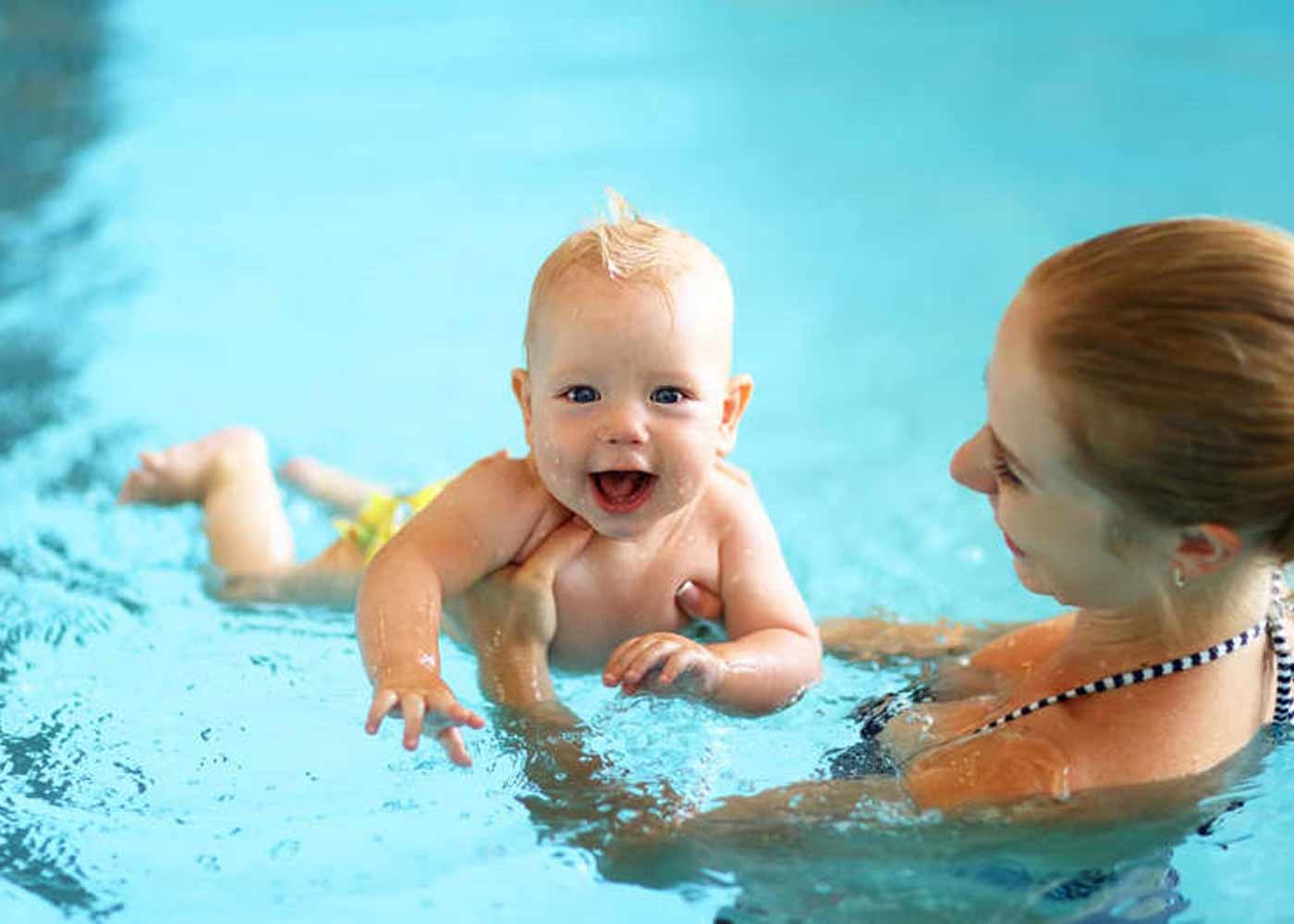 Lớp dạy bơi trẻ sơ sinh Octopool