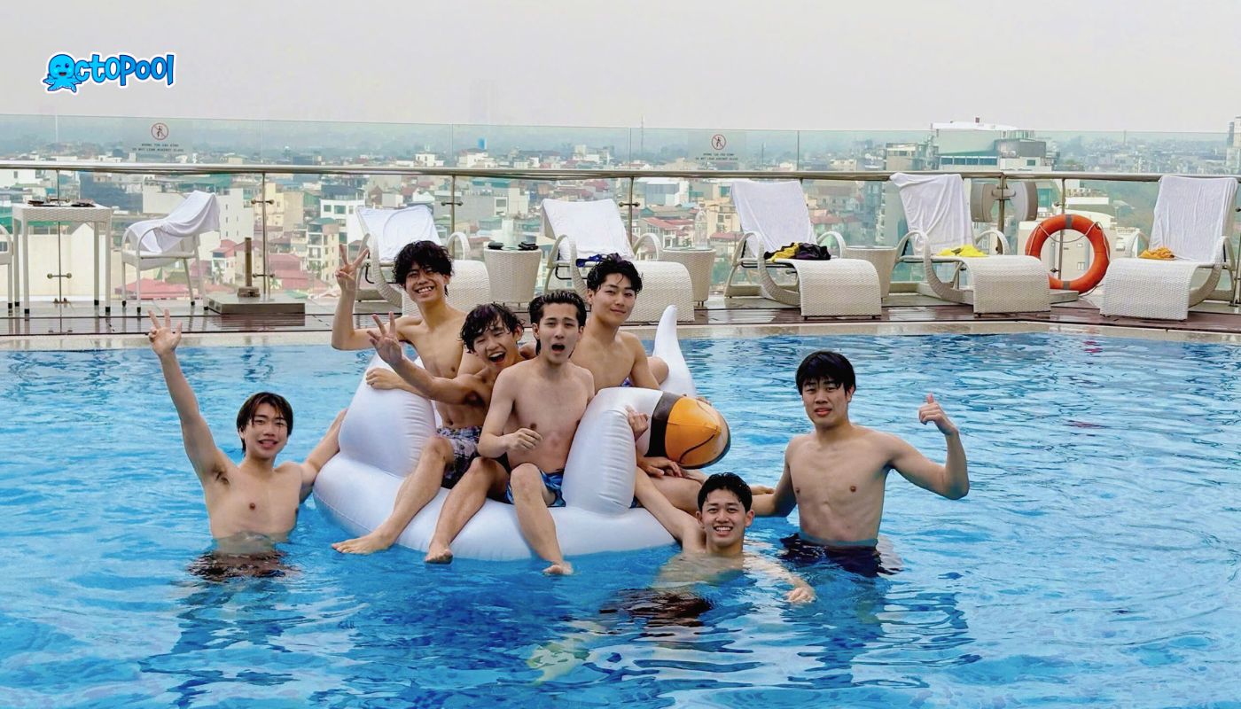 rooftop swimming pool