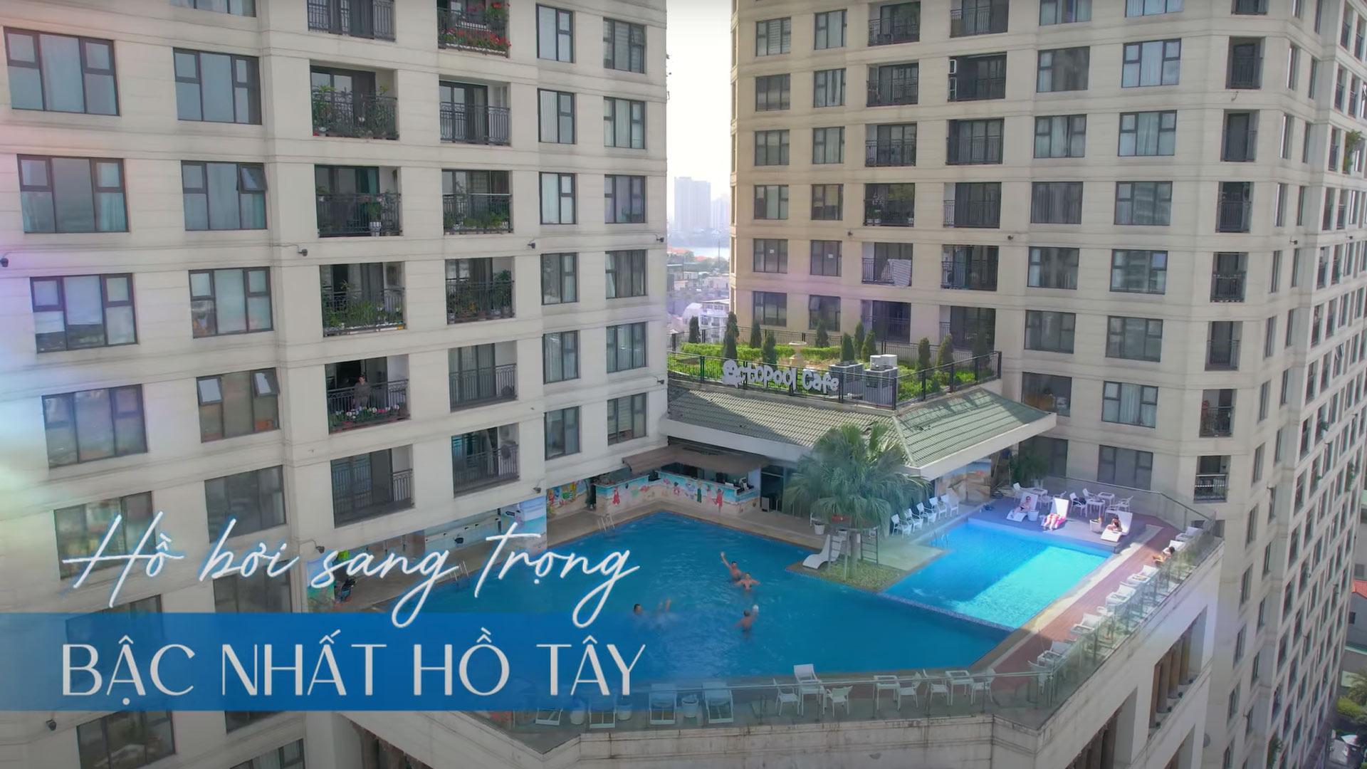 bể bơi rooftop octopool tây hồ