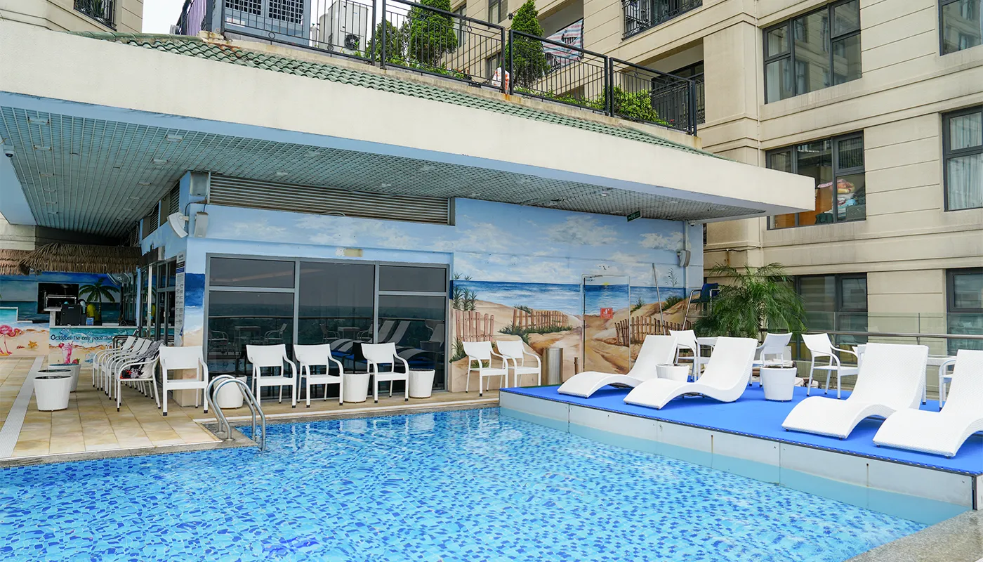 khu nghỉ ngơi tại octopool