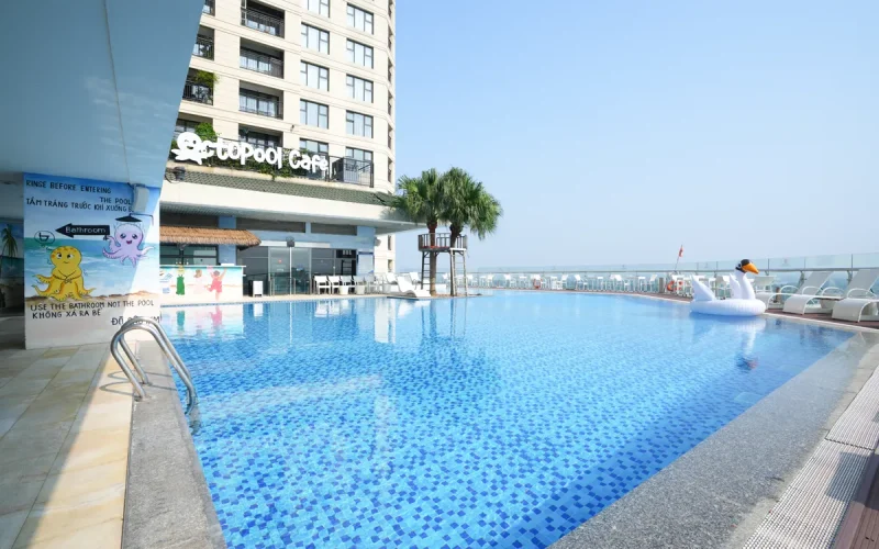 bể bơi rooftop octopool